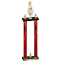 Double Red Glacier Victory Hockey Trophy