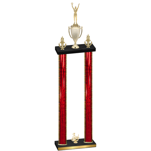 Double Red Glacier Third Place Victory Trophy