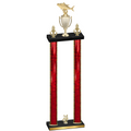 Double Red Glacier Year Fishing Trophy
