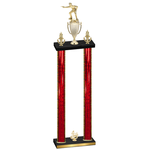 Double Red Glacier Fourth Place Shooter Trophy