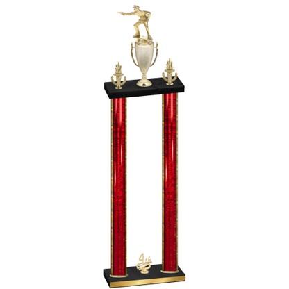 Double Red Glacier Fourth Place Shooter Trophy