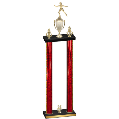 Double Red Glacier Year Skater Trophy