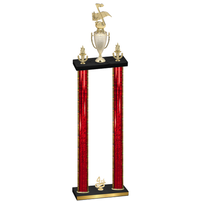 Double Red Glacier Fourth Place Music Trophy
