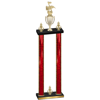 Double Red Glacier Victory Music Trophy