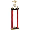 Double Red Carbon Fiber Victory Cars Trophy