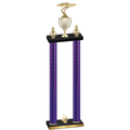 Double Purple Carbon Fiber First Place Cars Trophy