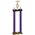 Double Purple Carbon Fiber Second Place Cars Trophy