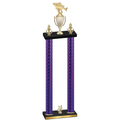 Double Purple Carbon Fiber Year Fishing Trophy