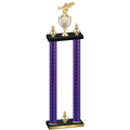 Double Purple Carbon Fiber Victory Fishing Trophy
