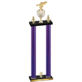 Double Purple Carbon Fiber Year Fishing Trophy