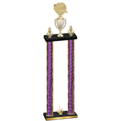 Double Purple Glacier First Place Running Trophy