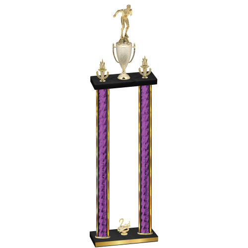 Double Purple Glacier Second Place Swimming Trophy