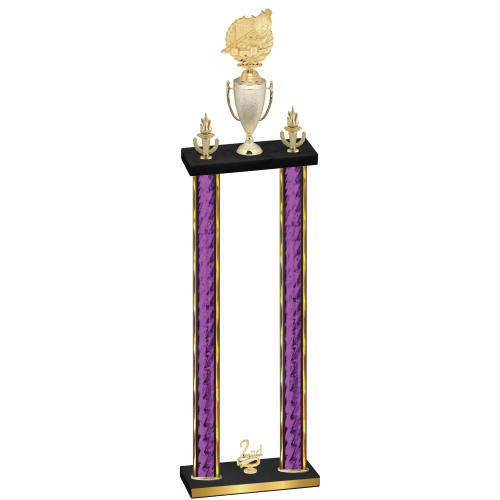 Double Purple Glacier Second Place Swimming Trophy