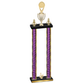 Double Purple Glacier Third Place Insert Trophy