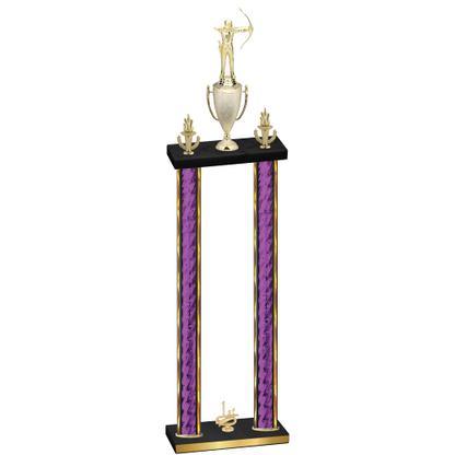 Double Purple Glacier First Place Archery Trophy