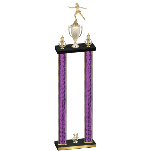 Double Purple Glacier Year Skater Trophy