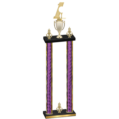 Double Purple Glacier Victory Golf Trophy