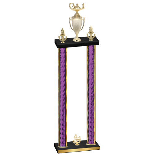 Double Purple Glacier Fourth Place Academics Trophy