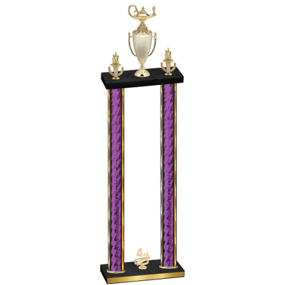 Double Purple Glacier Fourth Place Academics Trophy