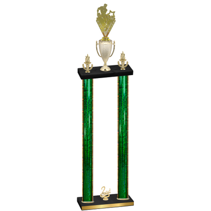 Double Green Glacier Second Place Rugby Trophy