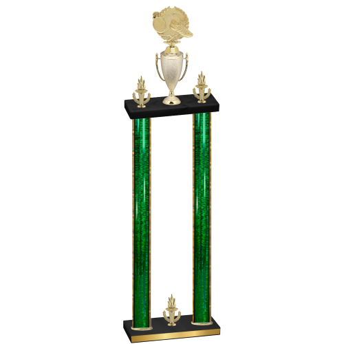 Double Green Glacier Victory Running Trophy