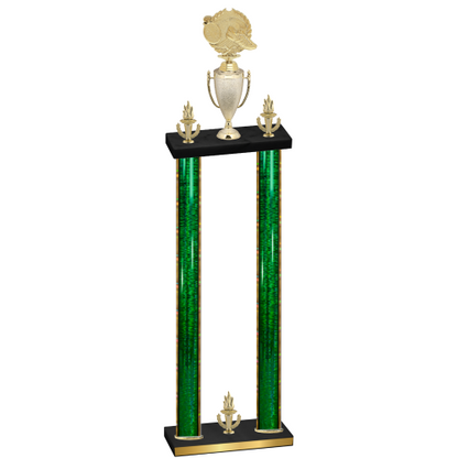 Double Green Glacier Victory Running Trophy
