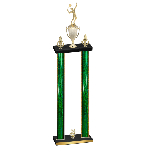 Double Green Glacier Year Tennis Trophy