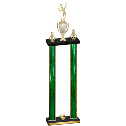 Double Green Glacier First Place Tennis Trophy