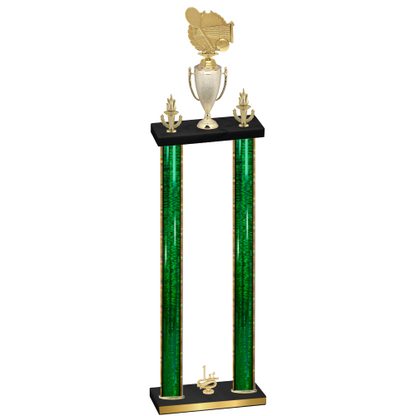 Double Green Glacier First Place Tennis Trophy