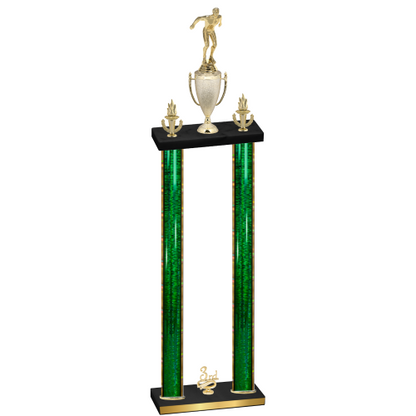 Double Green Glacier Third Place Swimming Trophy