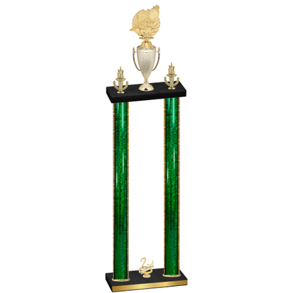 Double Green Glacier Second Place Swimming Trophy
