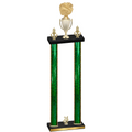 Double Green Glacier Year Cheerleading Trophy