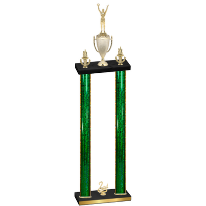 Double Green Glacier Second Place Victory Trophy