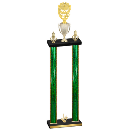Double Green Glacier First Place Pickleball Trophy