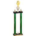 Double Green Glacier Second Place Pickleball Trophy