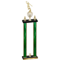 Double Green Glacier Year Basketball Trophy