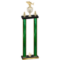 Double Green Glacier Fourth Place Fishing Trophy