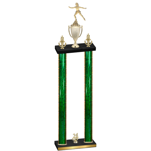 Double Green Glacier Year Skater Trophy