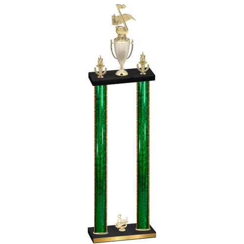 Double Green Glacier Third Place Music Trophy