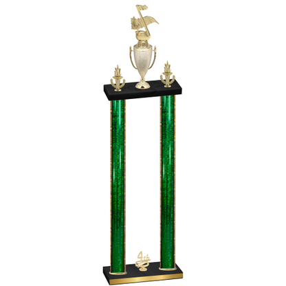 Double Green Glacier Fourth Place Music Trophy