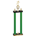 Double Green Carbon Fiber First Place Running Trophy