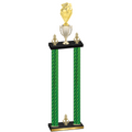 Double Green Carbon Fiber Victory Pickleball Trophy