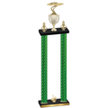 Double Green Carbon Fiber First Place Cars Trophy