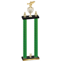 Double Green Carbon Fiber Year Fishing Trophy
