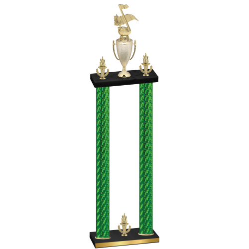 Double Green Carbon Fiber Victory Music Trophy