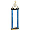 Double Blue Glacier First Place Rugby Trophy