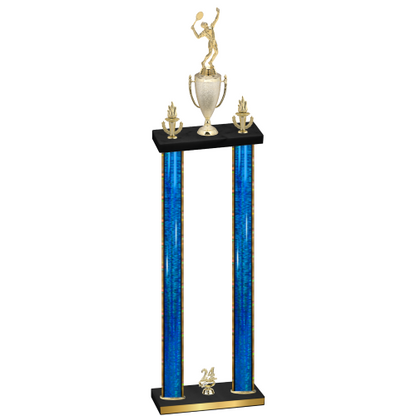 Double Blue Glacier Year Tennis Trophy