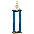 Double Blue Glacier Third Place Bowling Trophy