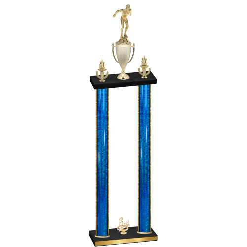Double Blue Glacier Third Place Swimming Trophy