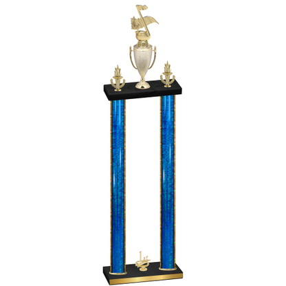 Double Blue Glacier First Place Music Trophy
